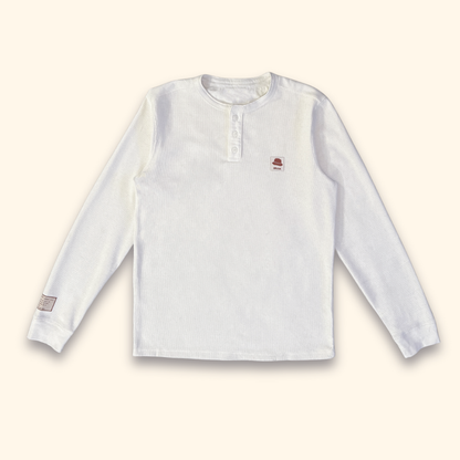 GRAM Henley Thermal - Cream