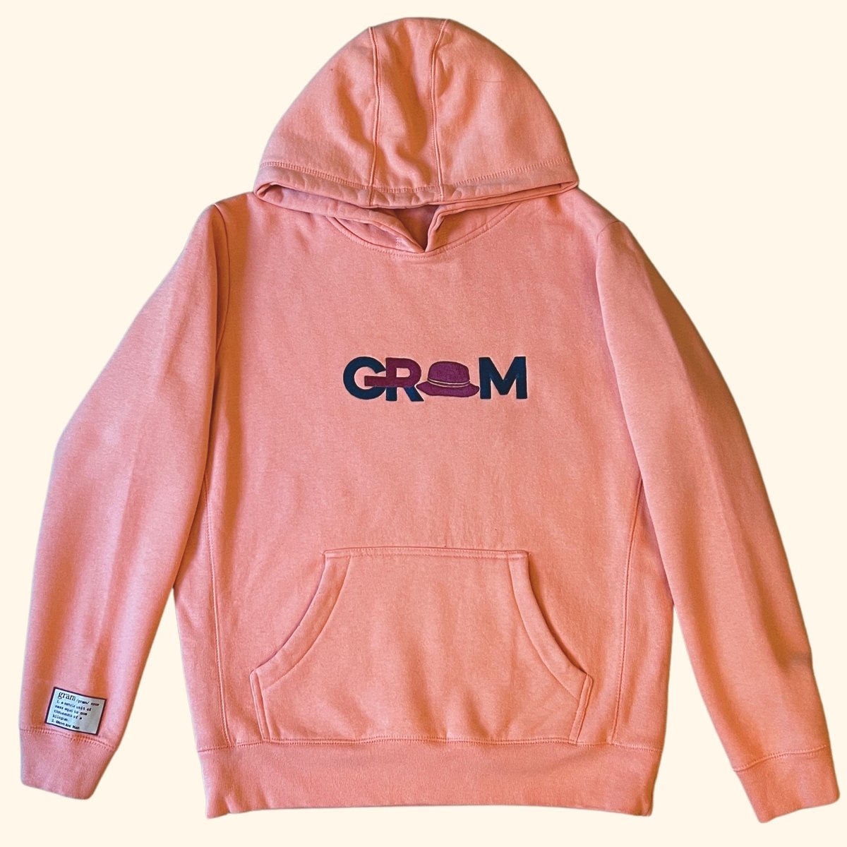 GRAM Organic Cotton Heavyweight Hoodie - Salmon